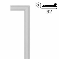 Орак Многофункциональный профиль DX119-2300 (92х22х2300мм) (18). Дюрополимер