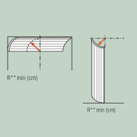 Орак Декоративная панель W116F Bar XL (250х20х2000мм) (4) ГИБКАЯ . Полиуретан