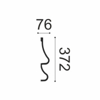 Орак Молдинг P3071 (372х76х2000мм) (4). Полиуретан
