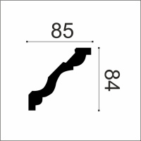 Европласт Карниз 1.50.293 (84х85х2000мм). Полиуретан