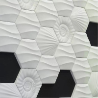 Артполе 3Д панель HEKSA-wave, 200x173x29мм 1м2=38,5 шт