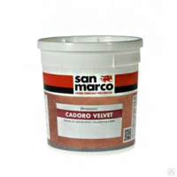 Сан Марко Декоративное покрытие для интерьера Cadoro Velvet, база bianco, 4л (вельвет) ИТАЛИЯ. Декоративная краска