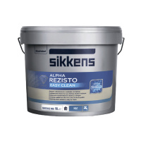 Сиккенс Краска интерьерная Alpha Rezisto Easy Clean (2% блеска) база N00 10л. Глубоко матовая 1-3%. Акриловая