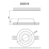 Артполе Светильник гипсовый SGS19 (120х40мм) 
