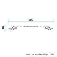 Европласт Кессон 1.57.003 (600х70х600мм). Полиуретан