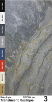 Slate Light Каменный шпон Translucent Rustique (Рустик) 1220х2440мм Сланец