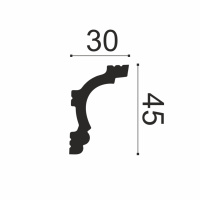 Белло Деко Карниз К8 45/30 (45х30х2000мм) (20). Полимер, композит