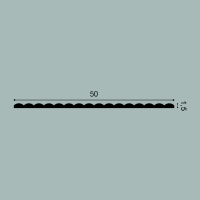 Орак Декоративная панель W215 Hill bead (500х15х800мм) (5) . Полиуретан